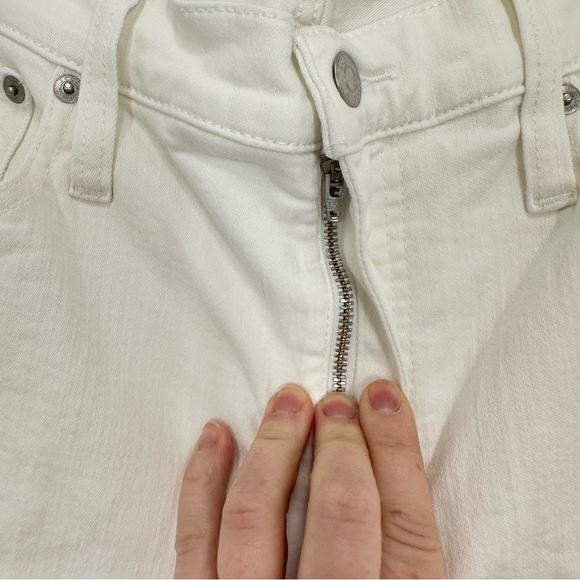 J. Crew Women's Size 31 9" demi-boot crop jean in‎ white wash NWOT Preppy Summer - Picture 4 of 8